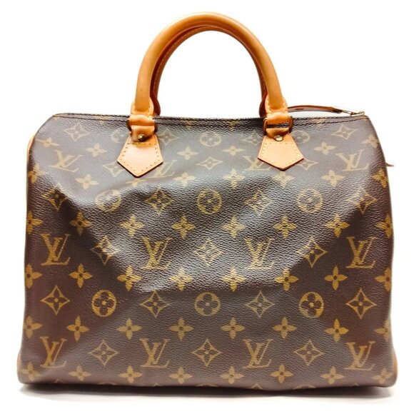 Louis Vuitton LV Hand Bag Speedy 30 Brown Monogram 730-051925 - Picture 1 of 9